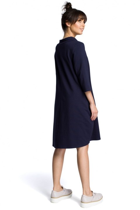 Sukienka Model B070 Navy - BeWear Hurtownia odzieży on-line, moda damska, bielizna i obuwie dla kobiet - Matterhorn.pl - XXL Sukienka Model B070 Navy - BeWear Hurtownia odzieży on-line, moda damska, bielizna i obuwie dla kobiet - Matterhorn.pl - XXL