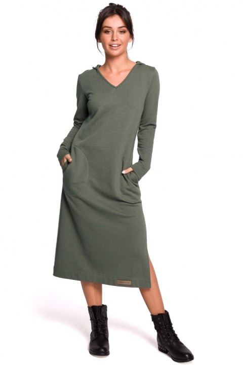 Sukienka Model B128 Khaki - BeWear - XXL Sukienka Model B128 Khaki - BeWear - XXL