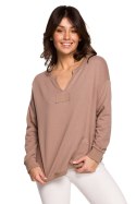 Bluza Damska Model B225 Cappuccino - BeWear - M