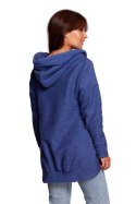 Bluza Damska Model B249 Indygo - BeWear - s Bluza Damska Model B249 Indygo - BeWear - s