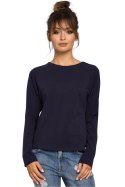 Bluzka Model B047 Navy - BeWear - s Bluzka Model B047 Navy - BeWear - s