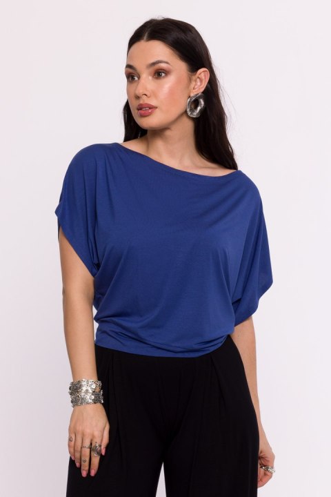Bluzka Model B287 Blue - BeWear - XXL Bluzka Model B287 Blue - BeWear - XXL