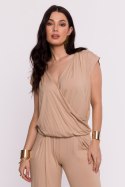 Bluzka Model B288 Beige - BeWear - L Bluzka Model B288 Beige - BeWear - L