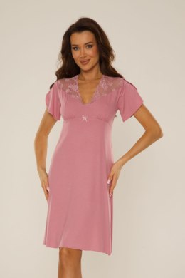 Koszulka nocna Koszula Nocna Model Lilian 754 Dirty Pink - De Lafense - XL