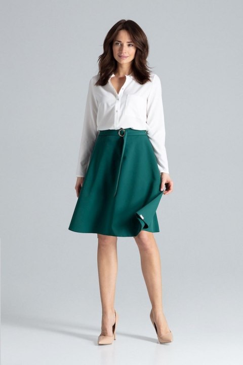 Spódnica Model L038 Green - Lenitif - S Spódnica Model L038 Green - Lenitif - S