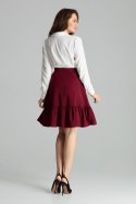 Spódnica Model L057 Bordo - Lenitif - L Spódnica Model L057 Bordo - Lenitif - L