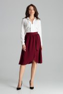 Spódnica Model L060 Bordo - Lenitif - M Spódnica Model L060 Bordo - Lenitif - M