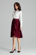 Spódnica Model L060 Bordo - Lenitif - M Spódnica Model L060 Bordo - Lenitif - M