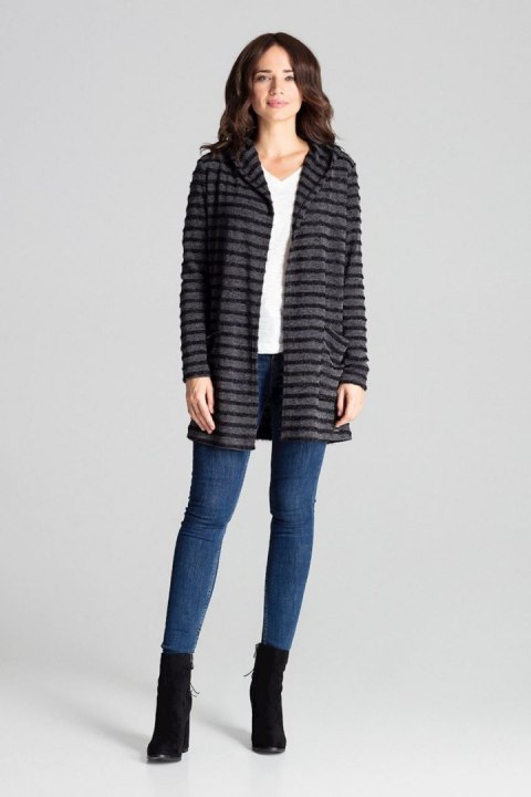 Sweter Kardigan Model L070 Black - Lenitif - S/M Sweter Kardigan Model L070 Black - Lenitif - S/M