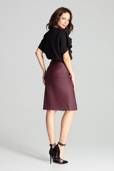 Spódnica Model L071 Bordo - Lenitif - XL Spódnica Model L071 Bordo - Lenitif - XL