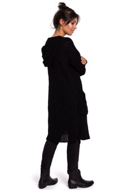 Sweter Kardigan Model BK033 Black - BE Knit - S/M