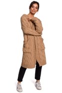 Sweter Kardigan Model BK033 Carmel - BE Knit - L/XL Sweter Kardigan Model BK033 Carmel - BE Knit - L/XL