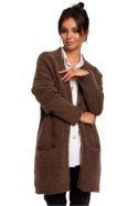 Sweter Kardigan Model BK034 Carmel - BE Knit - S/M Sweter Kardigan Model BK034 Carmel - BE Knit - S/M