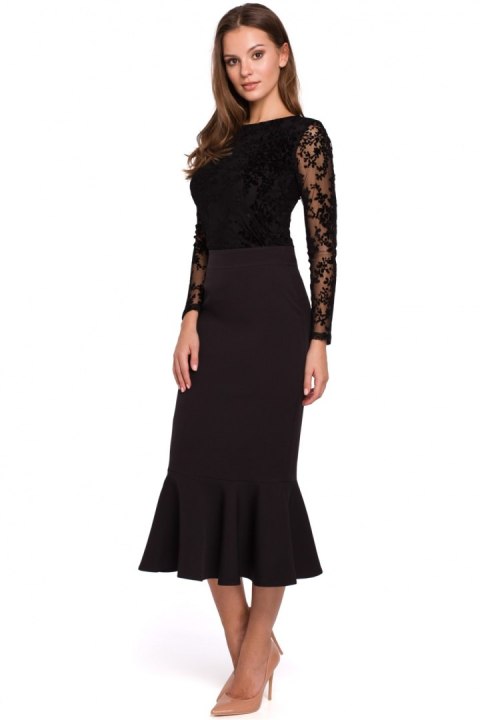 Spódnica Model K025 Black - Makover - XXL Spódnica Model K025 Black - Makover - XXL