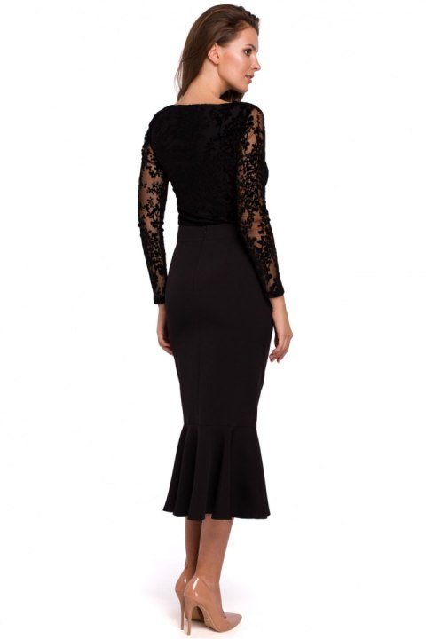 Spódnica Model K025 Black - Makover - XXL Spódnica Model K025 Black - Makover - XXL