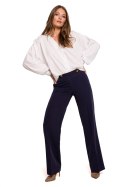Spodnie Damskie Model K114 Navy - Makover - L Spodnie Damskie Model K114 Navy - Makover - L