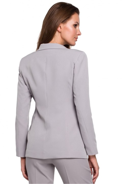 Żakiet Model K036 Grey - Makover - XL Żakiet Model K036 Grey - Makover - XL