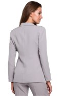 Żakiet Model K036 Grey - Makover - XXL Żakiet Model K036 Grey - Makover - XXL