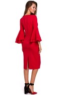 Sukienka Model K002 Red - Makover - XL Sukienka Model K002 Red - Makover - XL