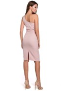 Sukienka Model K003 Dirty Pink - Makover - M Sukienka Model K003 Dirty Pink - Makover - M