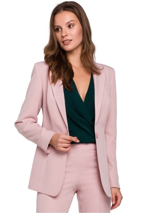 Żakiet Model K036 Dirty Pink - Makover - M Żakiet Model K036 Dirty Pink - Makover - M