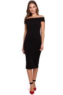 Sukienka Model K001 Black - Makover - M Sukienka Model K001 Black - Makover - M
