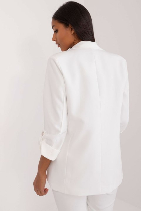 Marynarka Model TW-ZT-BI-27192.44P White - Och Bella - M Marynarka Model TW-ZT-BI-27192.44P White - Och Bella - M