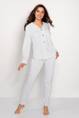 Piżama Damska Model Delicate Style White - Momenti Per Me - L