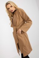 Płaszcz Damski Model TW-PL-BE-M125.21 Camel - Och Bella - XL Płaszcz Damski Model TW-PL-BE-M125.21 Camel - Och Bella - XL