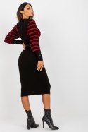 Sukienka Model TW-SK-BE-1540.22 Balck/Red - Och Bella - S Sukienka Model TW-SK-BE-1540.22 Balck/Red - Och Bella - S