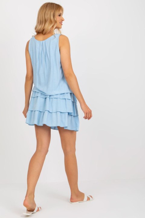 Sukienka Model TW-SK-BI-8139.44 Light Blue - Och Bella - uniwersalny Sukienka Model TW-SK-BI-8139.44 Light Blue - Och Bella - uniwersalny