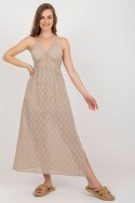 Sukienka Model TW-SK-BI-8676.22 Beige - Och Bella - L Sukienka Model TW-SK-BI-8676.22 Beige - Och Bella - L