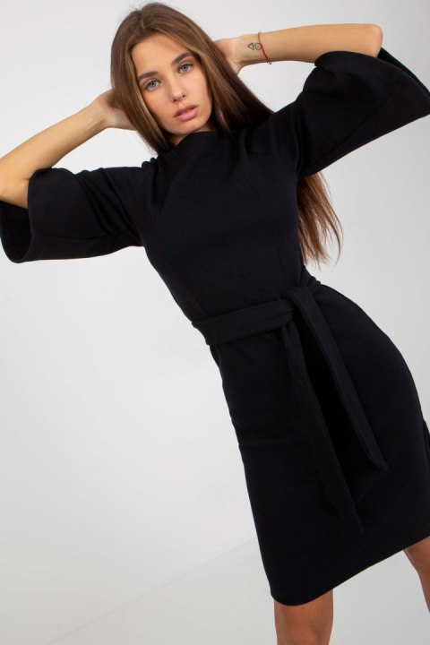 Sukienka Model TW-SK-BL-1004.44P Black - Och Bella - S Sukienka Model TW-SK-BL-1004.44P Black - Och Bella - S