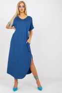 Sukienka Model TW-SK-OB031.11 Dark Blue - Och Bella - S Sukienka Model TW-SK-OB031.11 Dark Blue - Och Bella - S