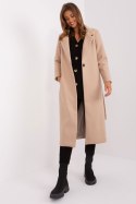 Płaszcz Damski Model TW-PL-BI-5312-1.31 Beige - Och Bella - L Płaszcz Damski Model TW-PL-BI-5312-1.31 Beige - Och Bella - L