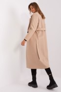 Płaszcz Damski Model TW-PL-BI-5312-1.31 Beige - Och Bella - L Płaszcz Damski Model TW-PL-BI-5312-1.31 Beige - Och Bella - L