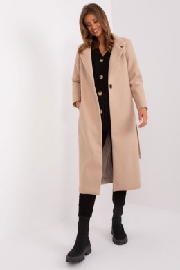 Płaszcz Damski Model TW-PL-BI-5312-1.31 Beige - Och Bella - XL