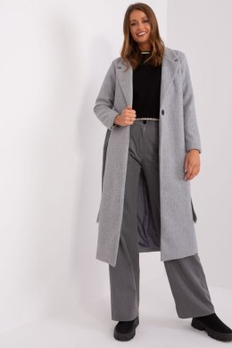 Płaszcz Damski Model TW-PL-BI-5312-1.31 Grey - Och Bella - XL
