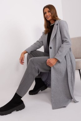 Płaszcz Damski Model TW-PL-BI-5312-1.31 Grey - Och Bella - XL