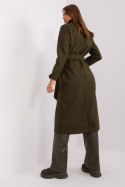 Płaszcz Damski Model TW-PL-BI-5312-1.31 Khaki - Och Bella - L Płaszcz Damski Model TW-PL-BI-5312-1.31 Khaki - Och Bella - L