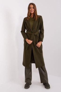 Płaszcz Damski Model TW-PL-BI-5312-1.31 Khaki - Och Bella - XL