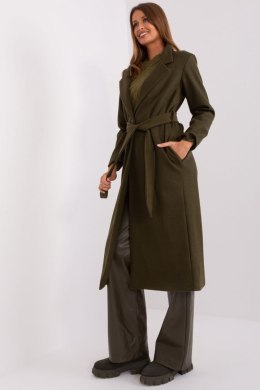 Płaszcz Damski Model TW-PL-BI-5312-1.31 Khaki - Och Bella - XL