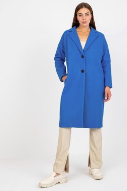 Płaszcz Damski Model TW-PL-BI-7298-1.15 Dark Blue - Och Bella - uniwersalny