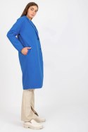 Płaszcz Damski Model TW-PL-BI-7298-1.15 Dark Blue - Och Bella - uniwersalny Płaszcz Damski Model TW-PL-BI-7298-1.15 Dark Blue - Och Bella - uniwersalny