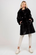 Płaszcz Model TW-PL-2118.95P Black - Och Bella - uniwersalny Płaszcz Model TW-PL-2118.95P Black - Och Bella - uniwersalny