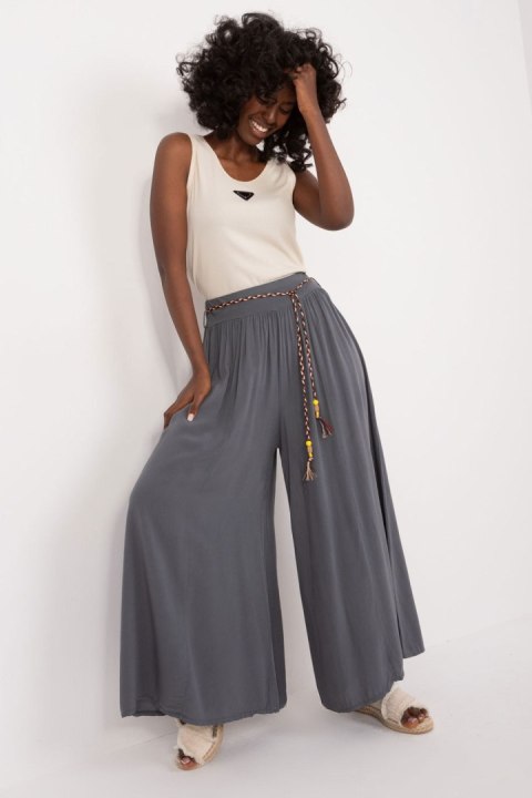 Spodnie Damskie Model TW-SP-BI-81733.14 Dark Grey - Och Bella - XL Spodnie Damskie Model TW-SP-BI-81733.14 Dark Grey - Och Bella - XL