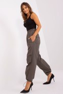 Spodnie Damskie Model TW-SP-OB056.86P Khaki - Och Bella - L Spodnie Damskie Model TW-SP-OB056.86P Khaki - Och Bella - L
