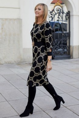 Sukienka Model M376/3 Lurex Black - La Aurora - 38