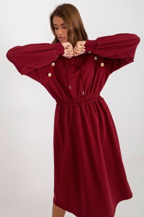 Sukienka Model RV-SK-8336.12P Bordo - Relevance - uniwersalny Sukienka Model RV-SK-8336.12P Bordo - Relevance - uniwersalny