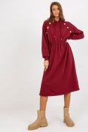 Sukienka Model RV-SK-8336.12P Bordo - Relevance - uniwersalny Sukienka Model RV-SK-8336.12P Bordo - Relevance - uniwersalny